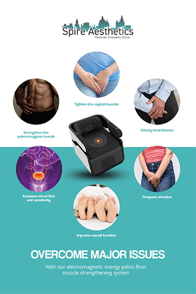 Image of EMS chair to treat Urine leakage Eynsham from Spire Aesthetics
