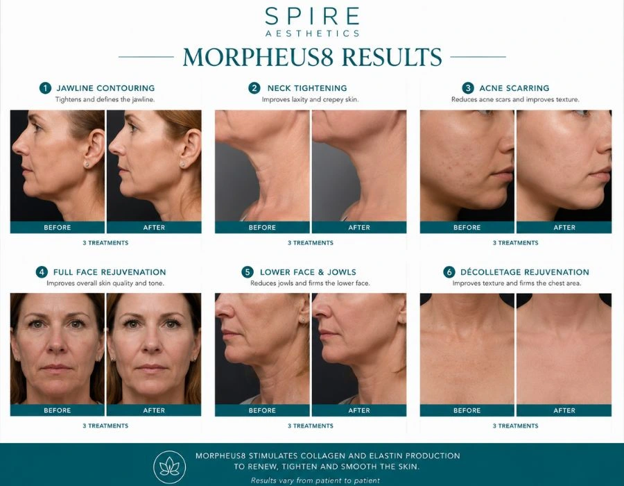 RF Microneedling Skin tightening Eynsham results