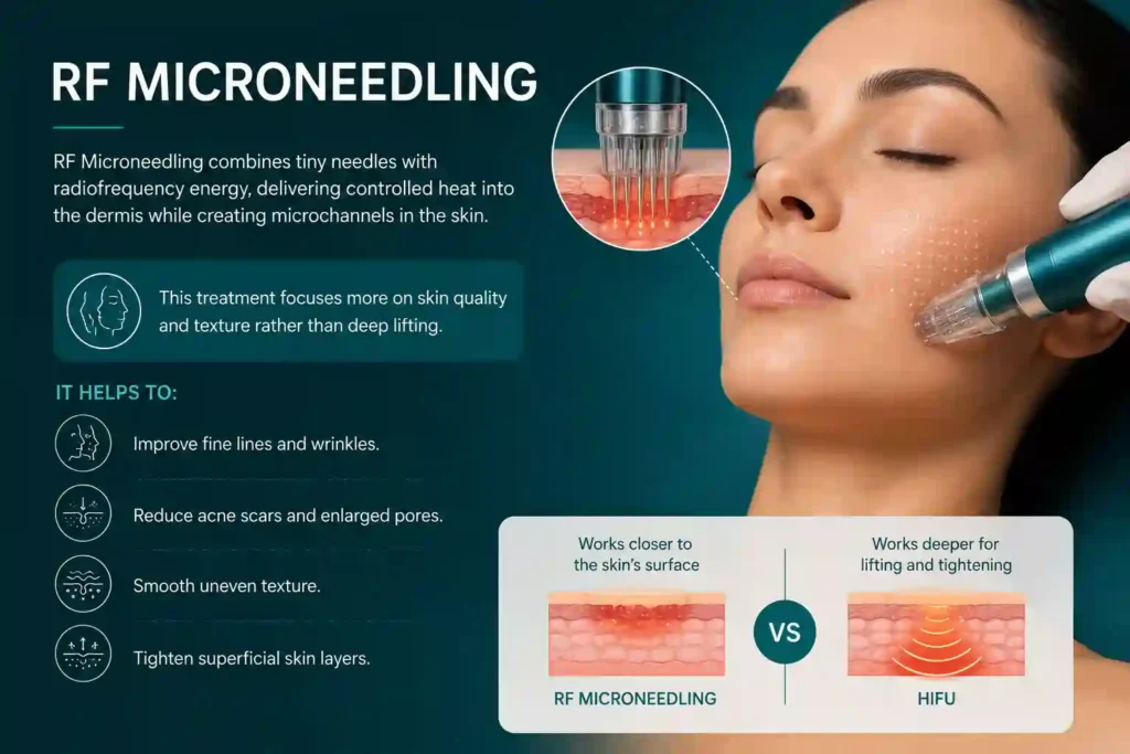 What Does RF Microneedling Do That HIFU Alone Cannot Eynsham