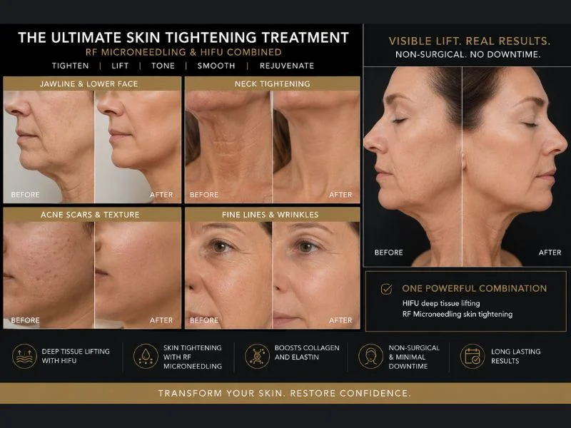 Results of combined treatment for the ultimate skin tightening treatment Eynsham